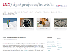 Tablet Screenshot of diytip.com